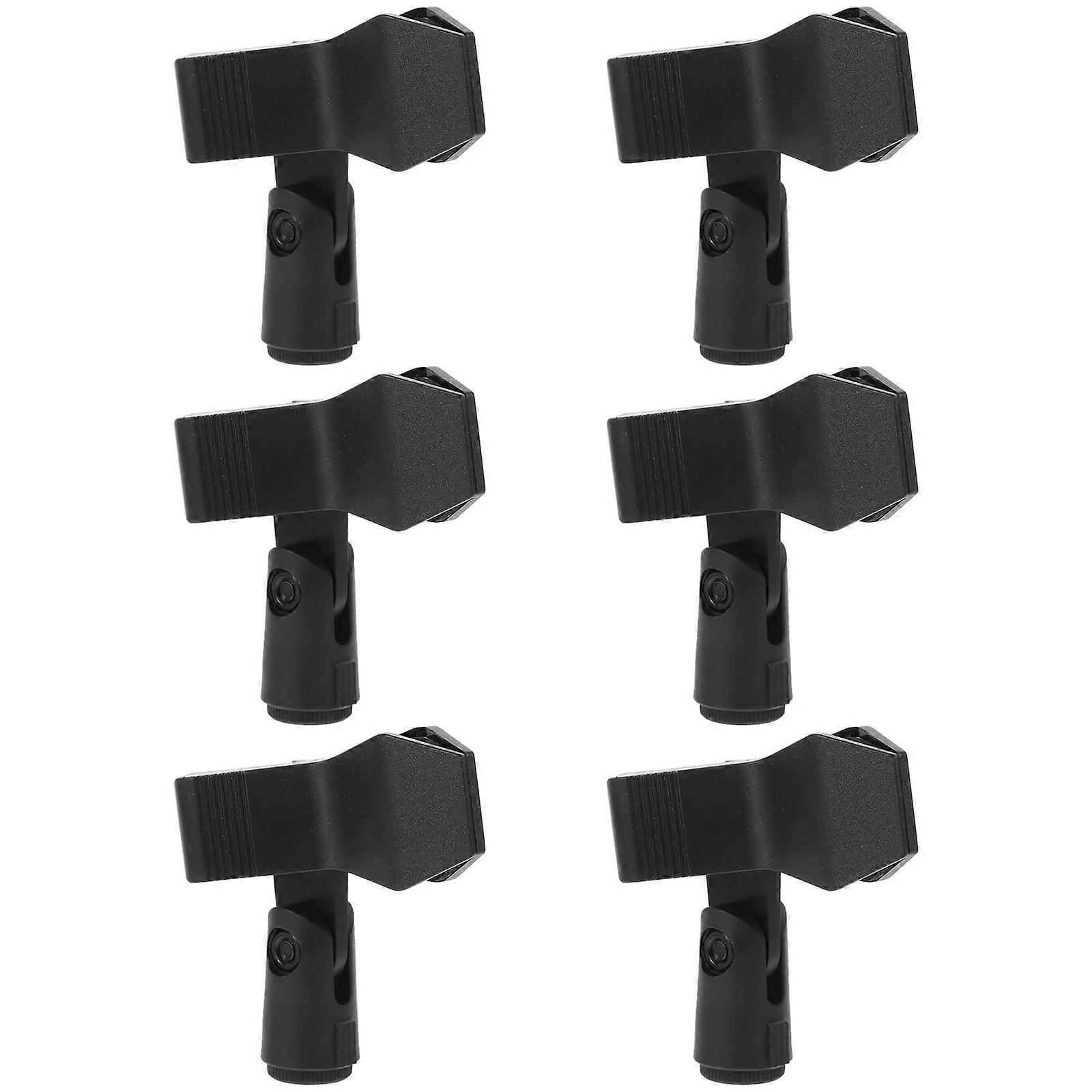 Universal Mic Stand Durable Microphone Clips Holder for Microphone 6Pcs