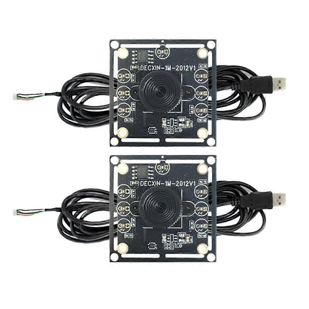 2Pcs 100 Degree Camera Module 1MP OV9732 1280x720 USB Free Driver Manual Focus,with 1 Meter Cable for WinXP/7/8/10