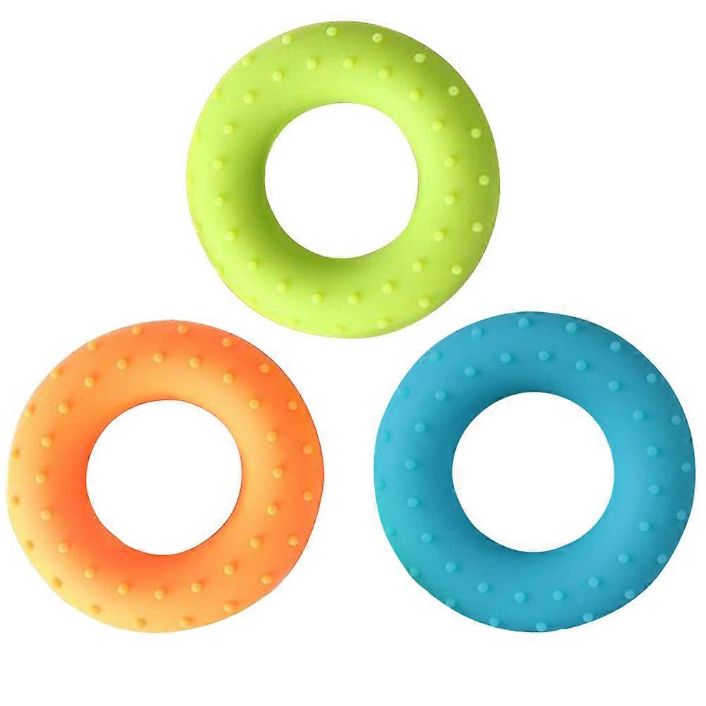 Grip Hand Exerciser Silicone Recovery Rings for Training 6Pcs