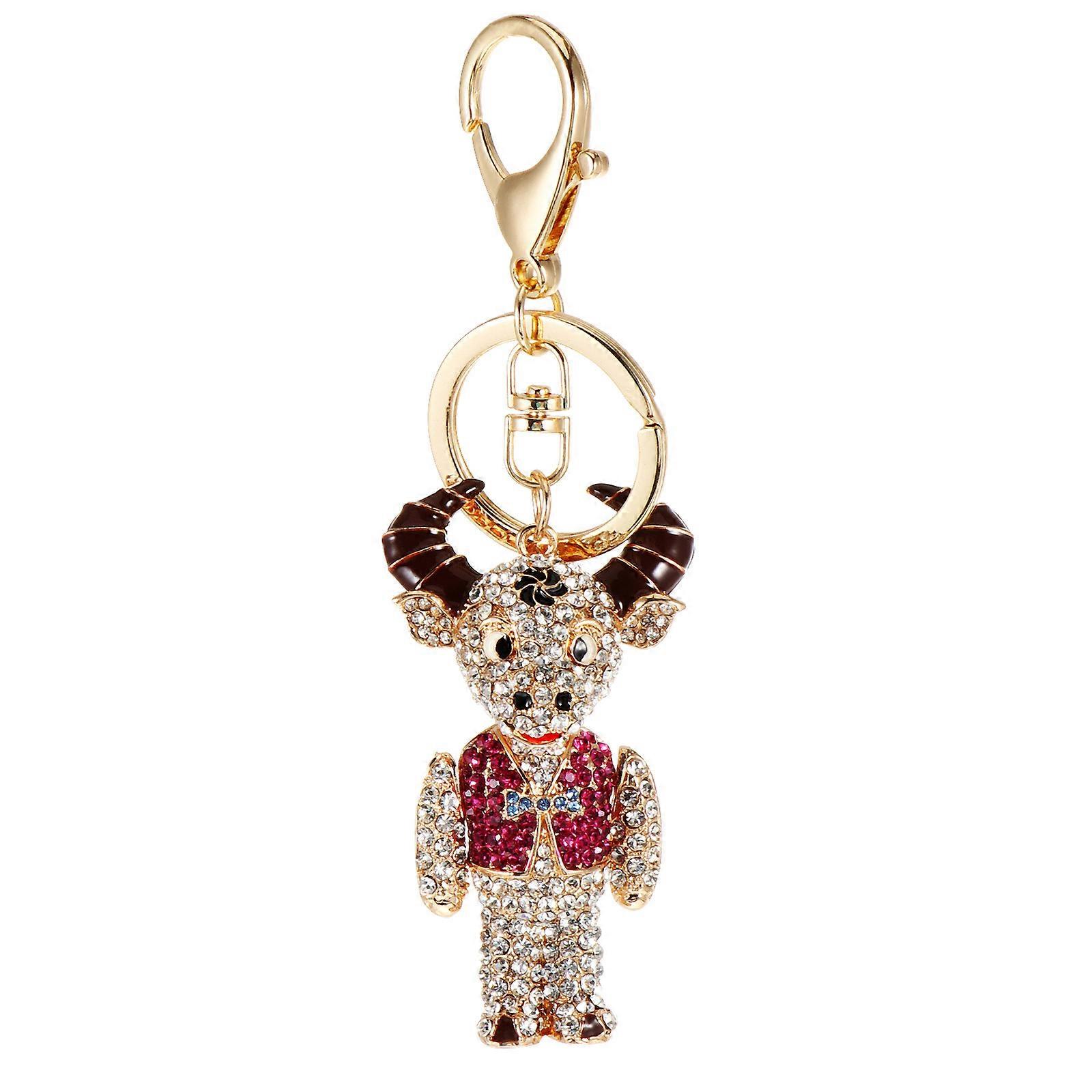 Zinc Alloy Keyring Cartoon Cute Car Keychain Organize Keys All Kinds of People 1Pc