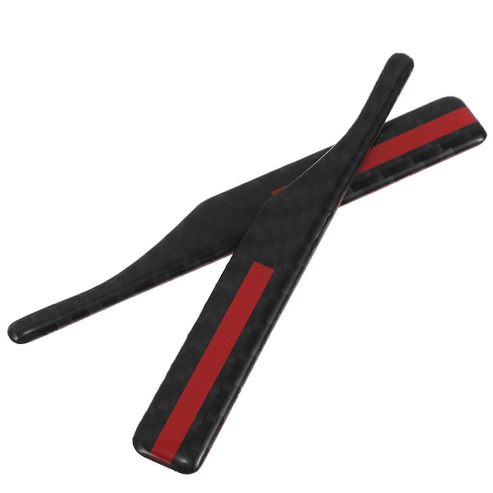 Anti Collision Strips Carbon Fiber for Car Use 2Pcs Scratch Resistant Trim