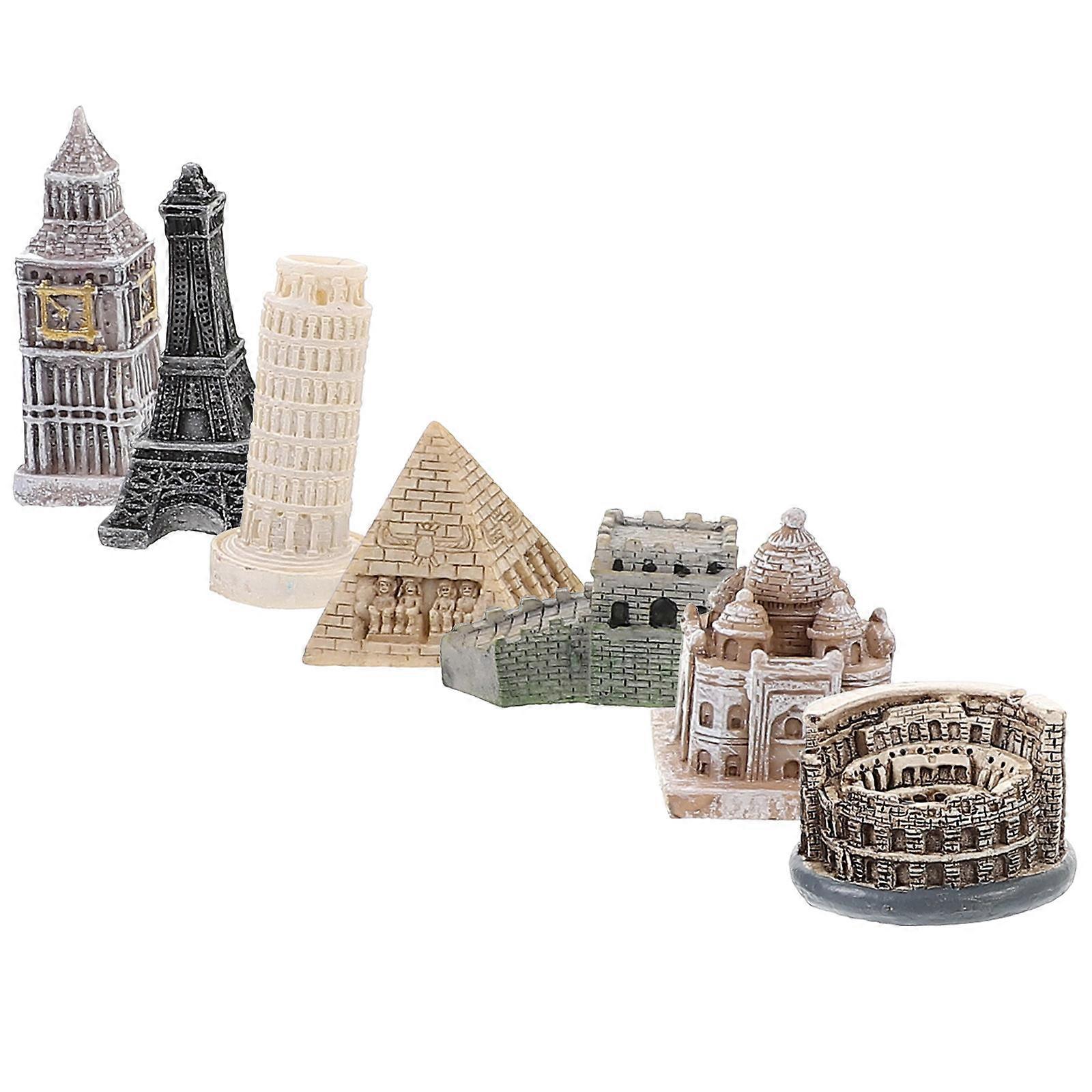 Miniature London Model 28 Pcs Architecture Sculpture Classic Design Home Decor Elegant Shape Perfect For Weddings And Banquets