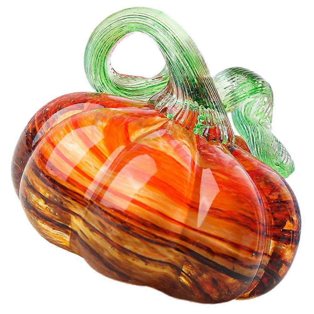 Crystal Pumpkin Table Accent for Halloween Decor Crystal Material