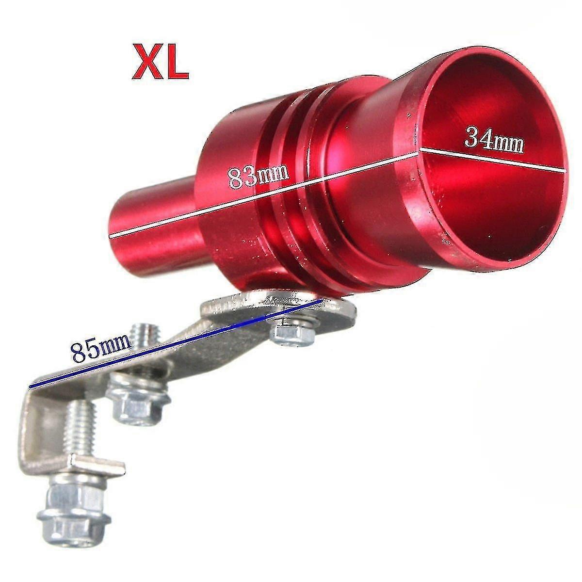 Alüminyum- Egzoz Sahte Turbo, Düdük Borusu Ses Susturucu, Üfleme Valfi