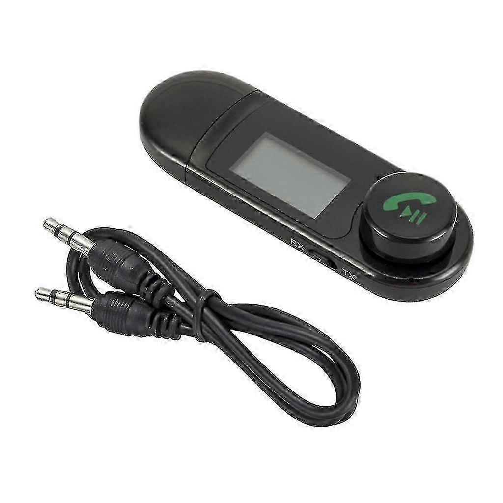 Bluetooth-compatible 5.0 Adapter Aux Audio Receiver Transmitter 2 In 1 With Lcd 2025