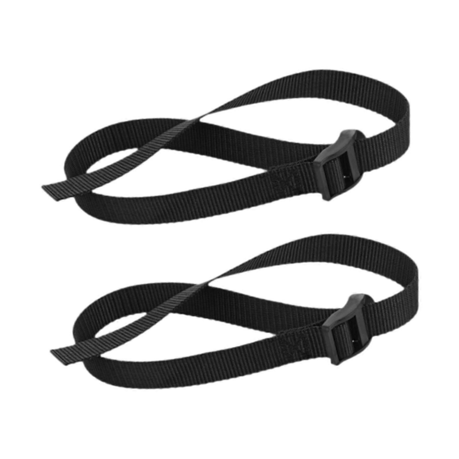 2x Rowing Machine Feet Straps Portable Universal Easy to ll Accessories