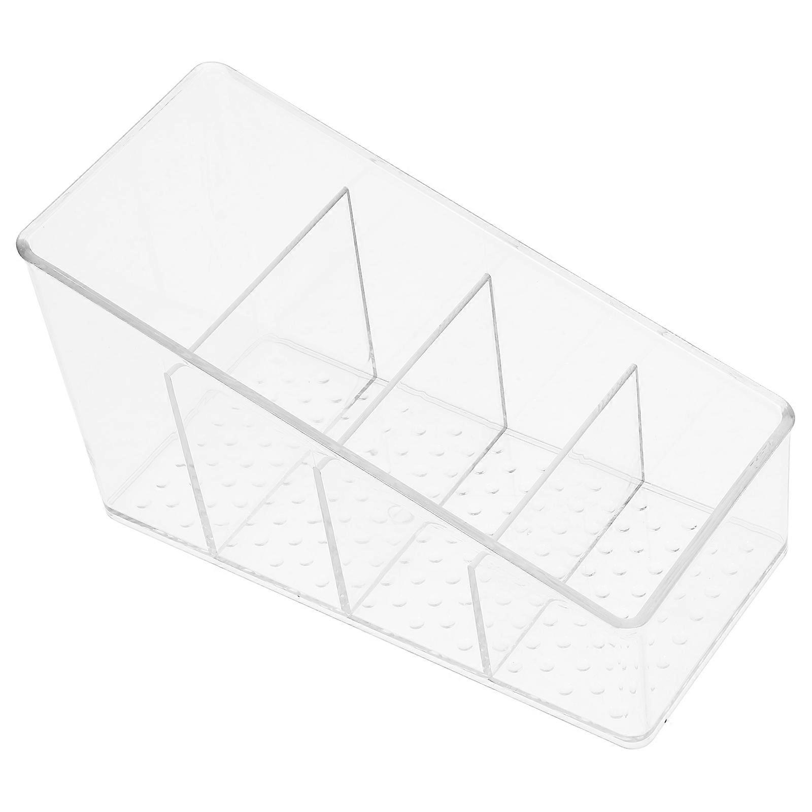 5Pcs Sleek Sugar Bag Holder Container For Bar Counter Organizes Tea Bags And Sugar Packets With Design