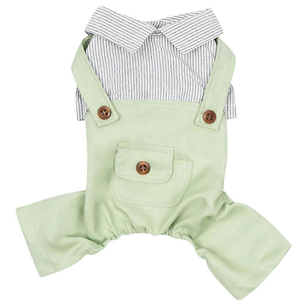 Decorative Kitten Clothes Puppy Overalls for 4Pcs Spring Puppy Garment