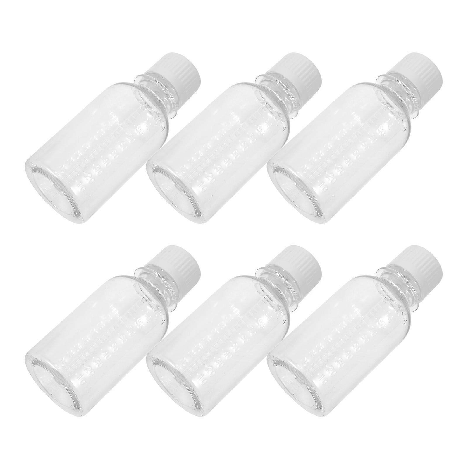 Medicine Bottle Container with Cap for Storage 24Pcs Clear Travel Set