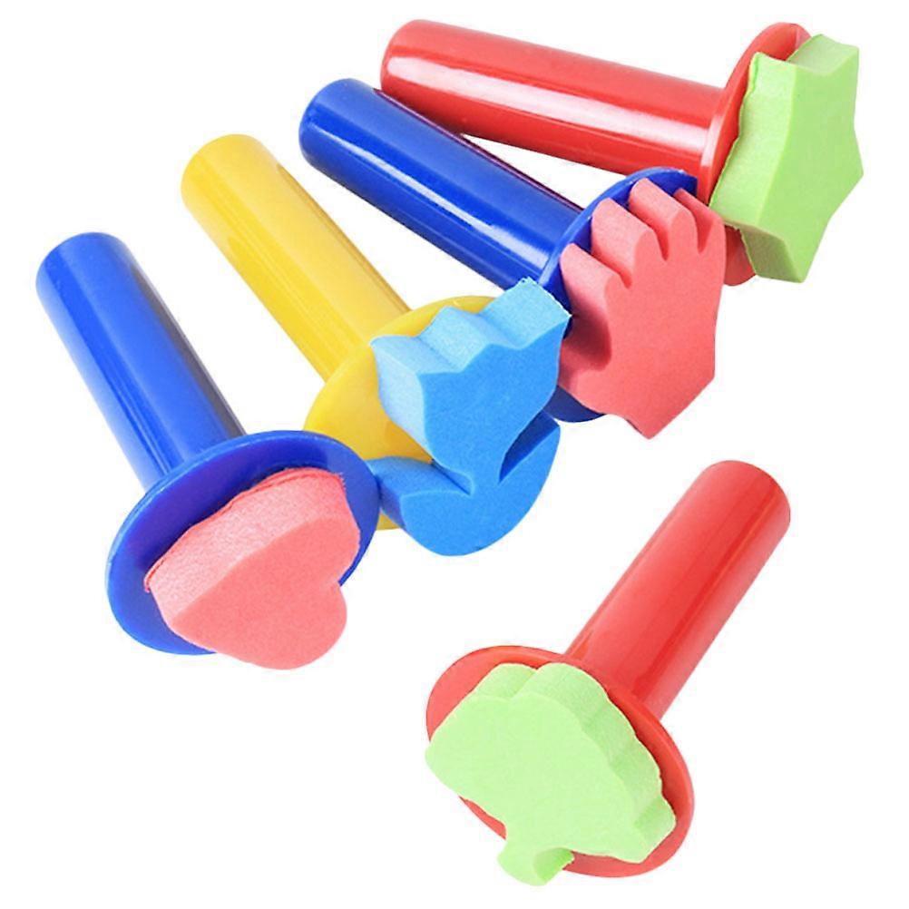 Painting Sponge for Drawing with 20Pcs Stamper Sponges in Assorted Colors