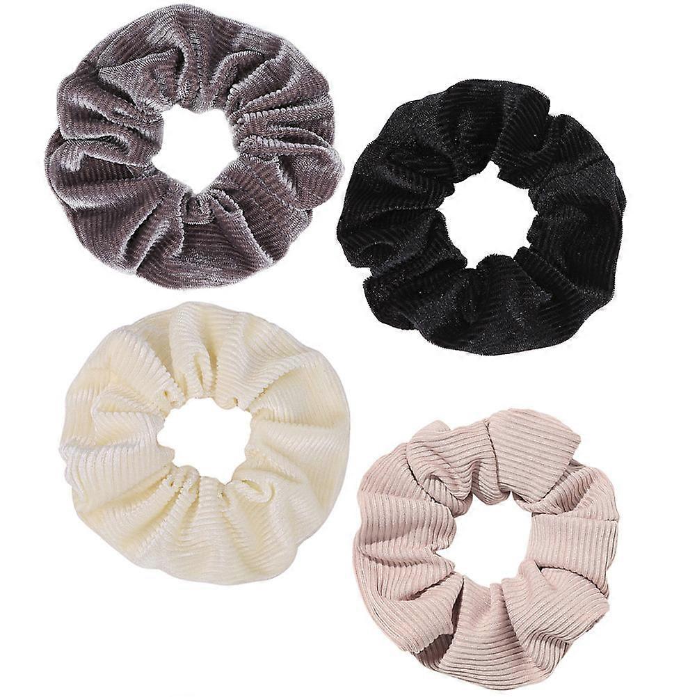 Hair Scrunchies Elastic Ponytail Holders for Decoration 20Pcs Assorted Color Fabric