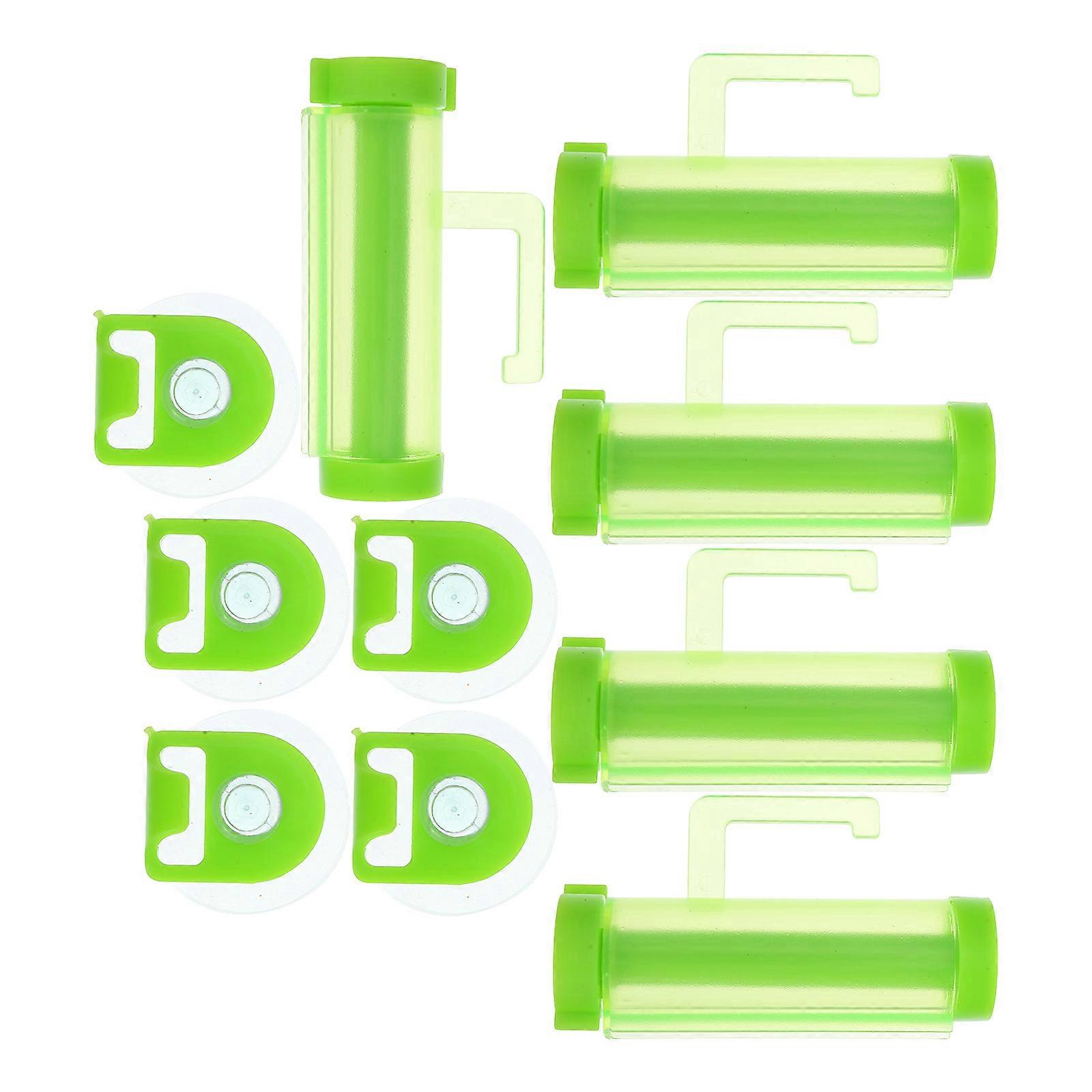 Toothpaste Rolling Squeezer Manual Toothpaste Extruder for Squeezing 5Pcs