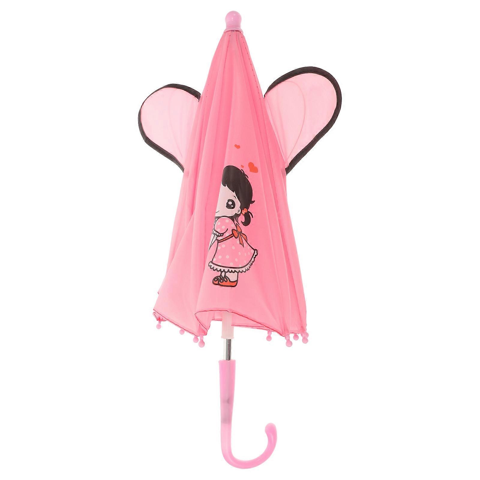 Kids Umbrella Cartoon Dancing Props Umbrella for Stage Use 2Pcs
