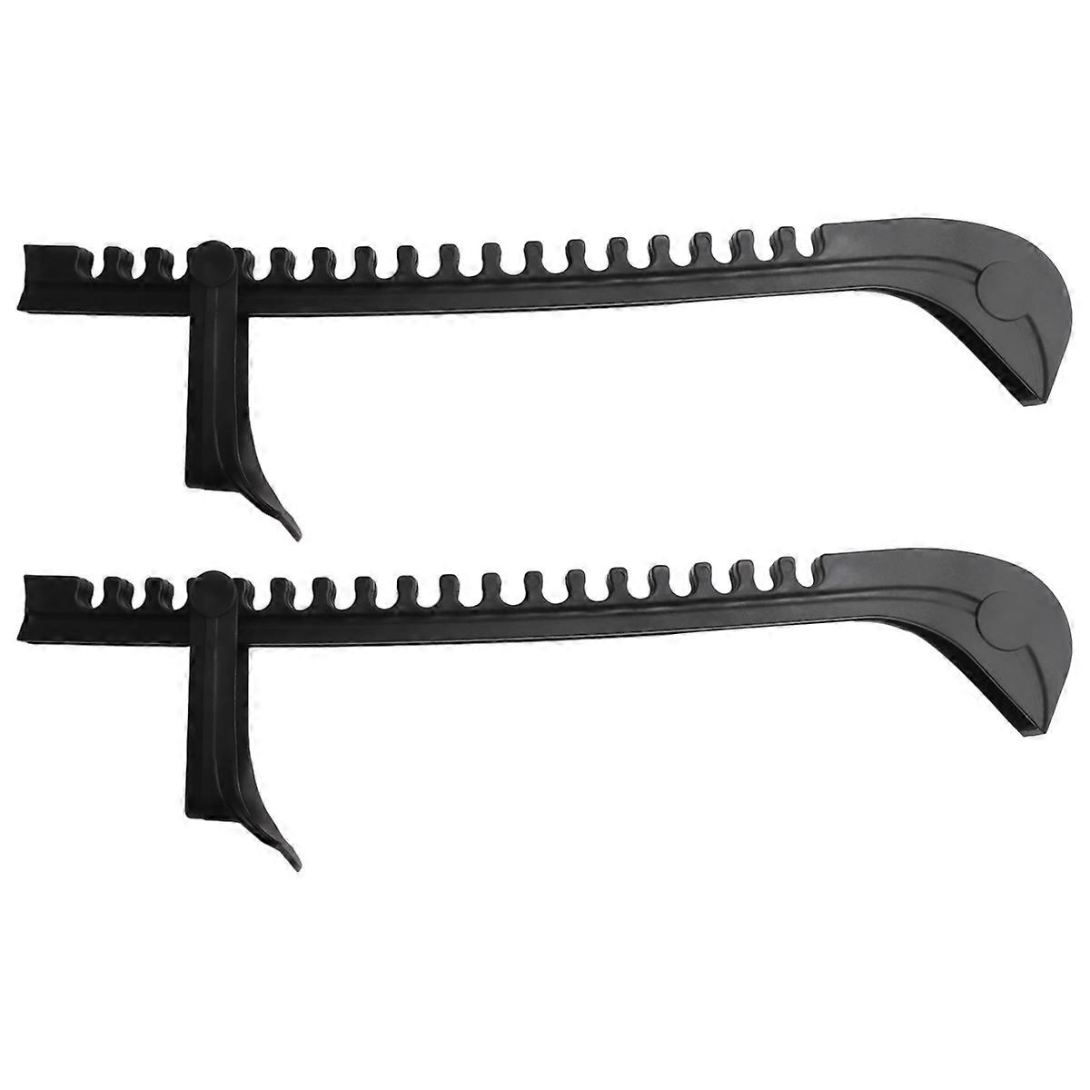 アイススケートブレードプロテクター、ユニバーサルアイススケートブレードカバーホッケースケートガード、調節可能なバックル付き