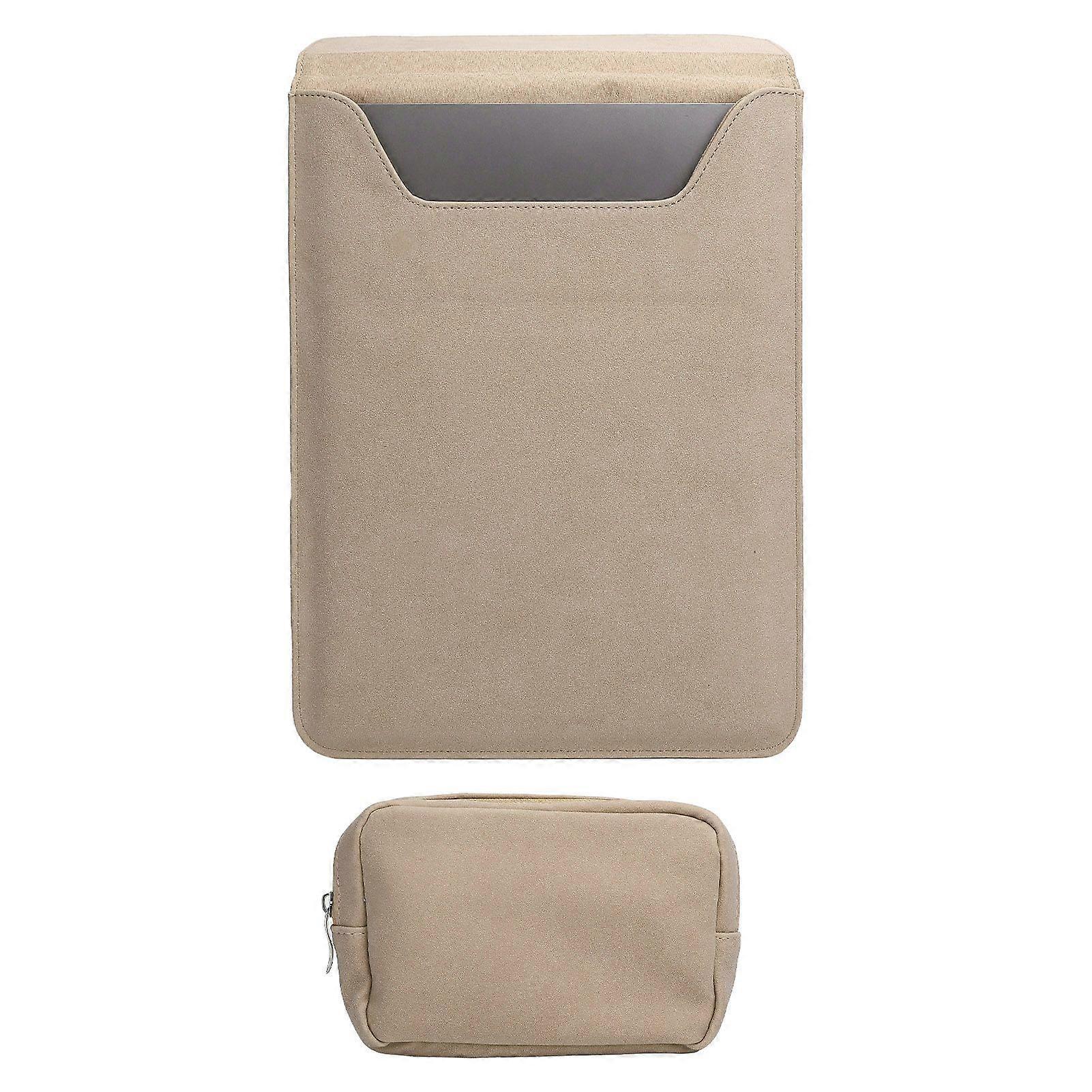 13.3inch Laptop Bag Protection Storage Case with Power Source Bag for IOS Air/ProKhaki