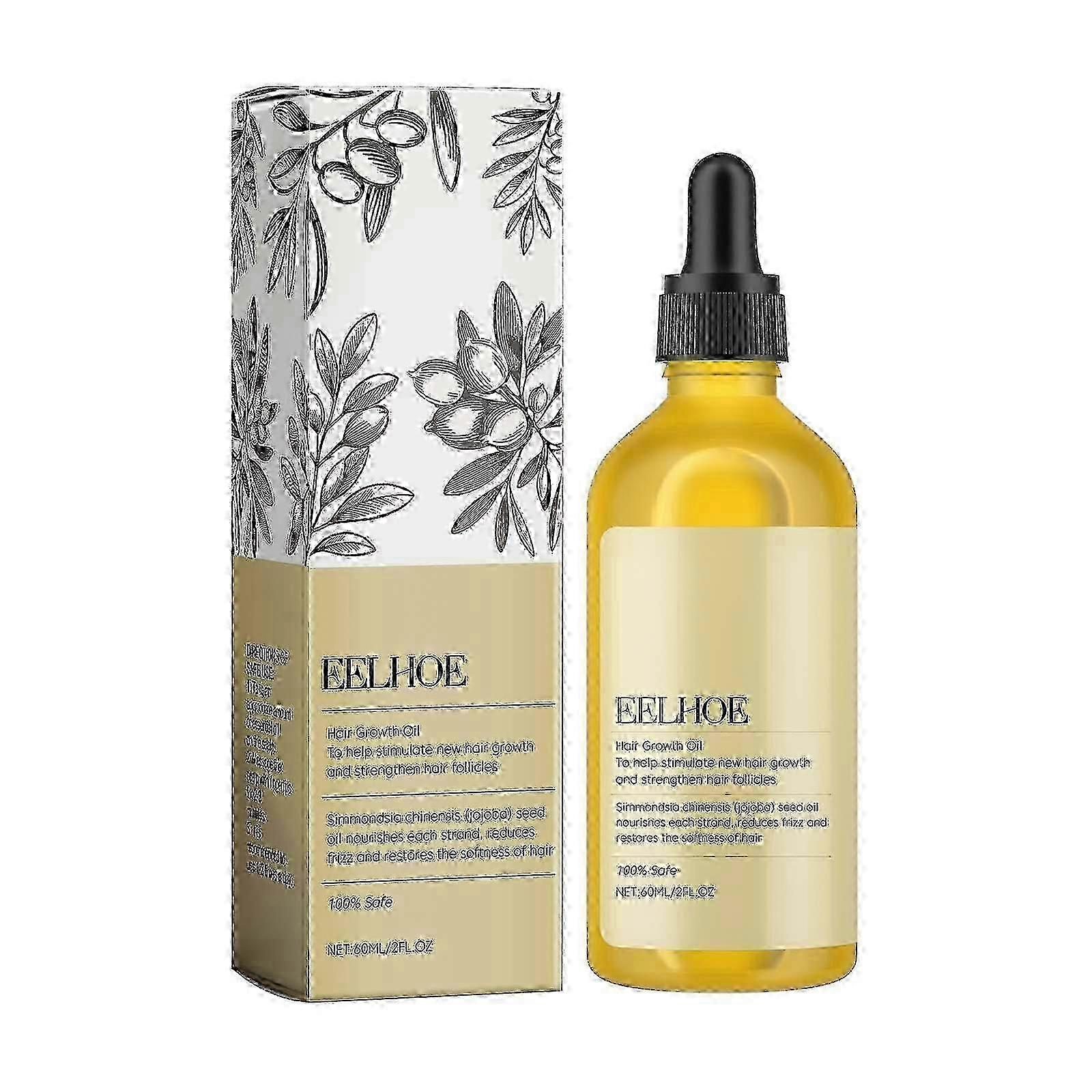 Olejek do pielęgnacji włosów Eelhoe Jojoba Oil, pielęgnacja odżywcza, rozdwojone końcówki, suche i kręcone włosy, włosy sztywne, wygładzający olejek do pielęgnacji włosów