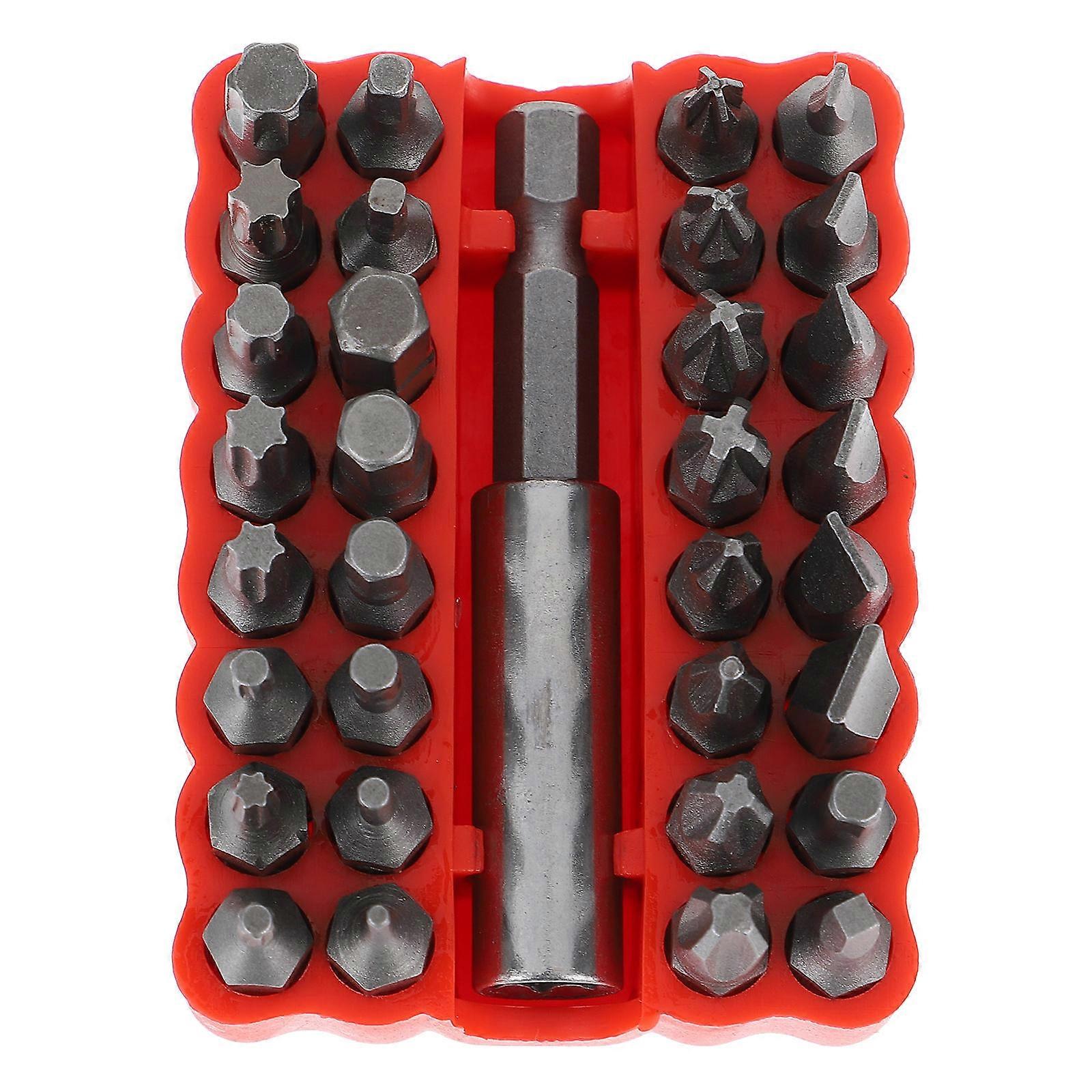 Screwdriver Bit Kit for Repairing 66Pcs Durable Steel Stubby Bits