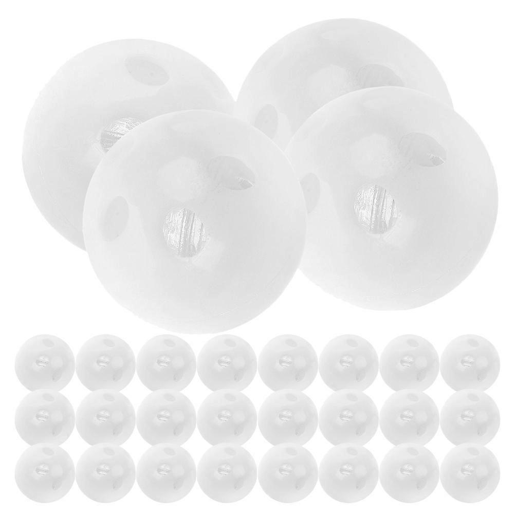 Ball Inserts Plastic Ball Inserts for Repair 100Pcs White