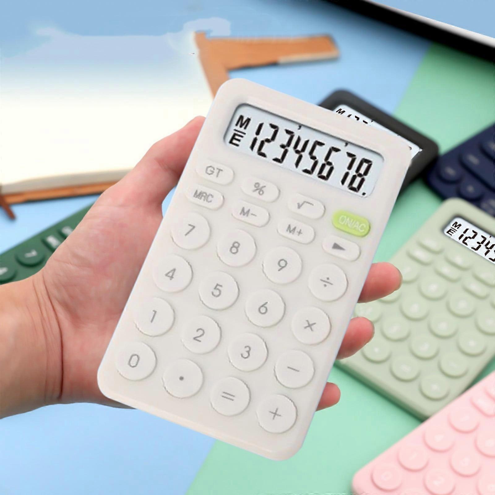 ZKCCNUK Office Supplies Computer Elementary School Children's Stationery Mini Office Color Calculator Cute 8-Digit Calculator on Clearance