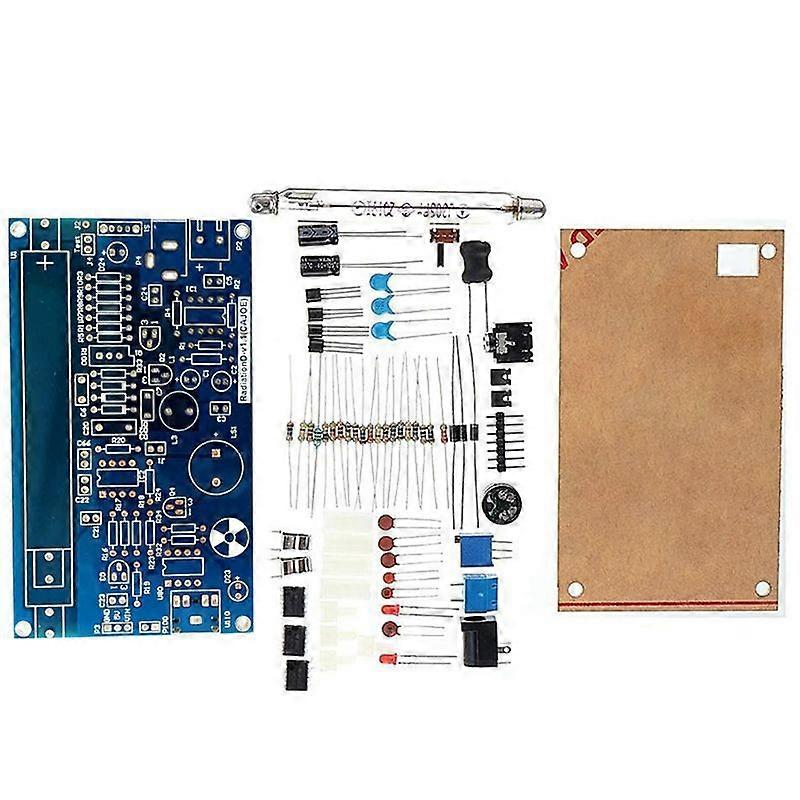 DIY Assemble Geiger Counter Kit Detector with Sound and Light Alarm