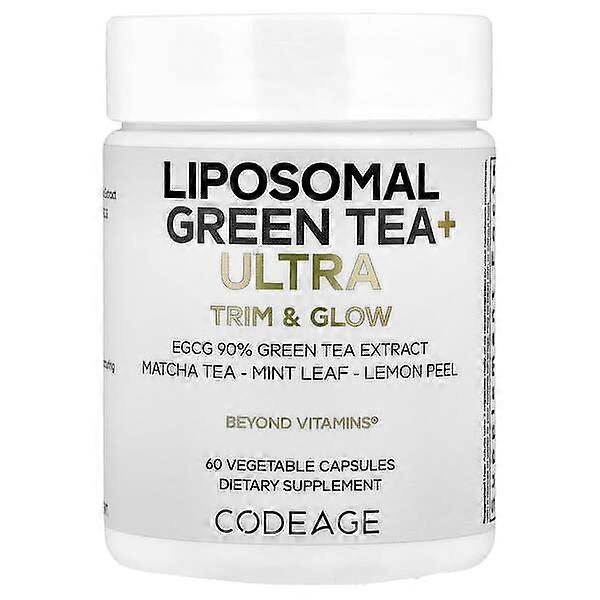 Codeage, Liposomal Green Tea+ Ultra Trim & Glow, 60 Vegetable Capsules