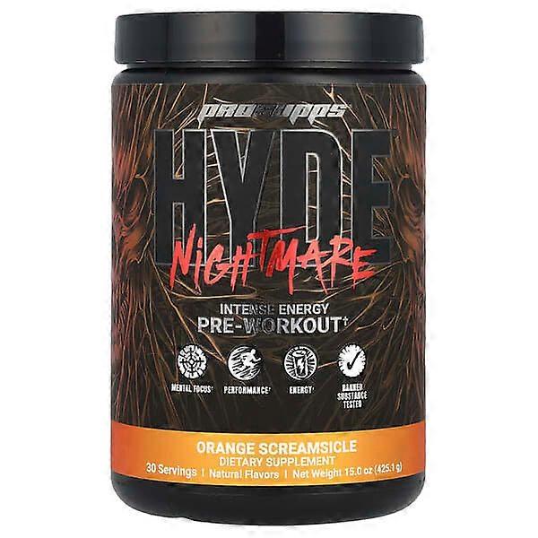 ProSupps, HYDEÃÂÃÂÃÂÃÂ® Nightmare, Intense Energy Pre-Workout, Orange Screamsicle, 15 oz (425.1 g)