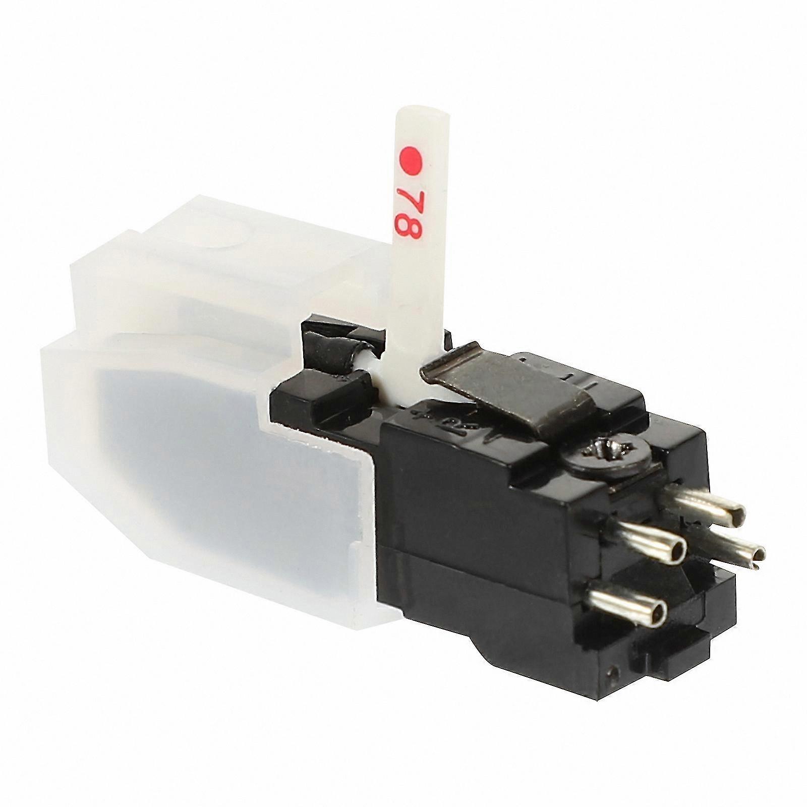 White Double-Tip Turntable Stylus Replacement for Gramophone Record Players