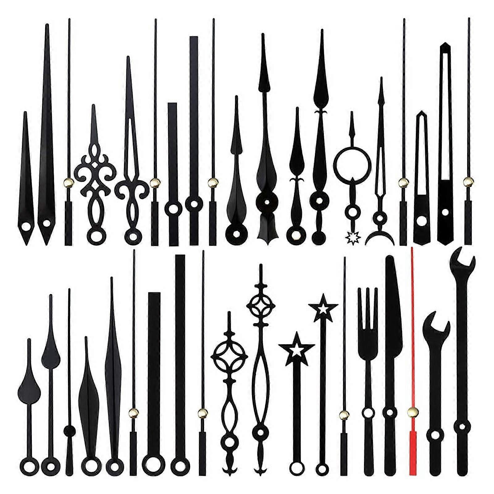 14 Styles Clock Movement Mechanism,Non-Ticking Clock Hands,DIY