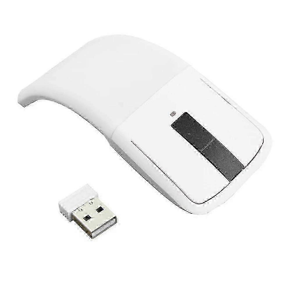 Wireless Foldable Arc Touch Mouse, Folding Bluetooth Mice Portable Hr