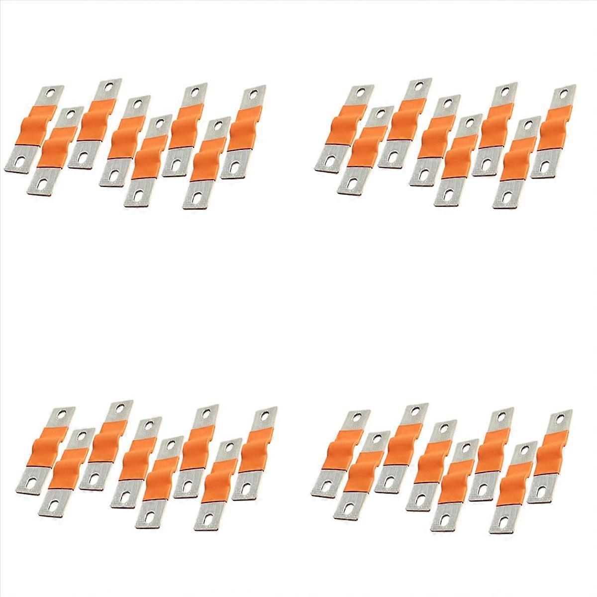 8Pcs Nickel-Plated Copper Bus Bars for Solar Power&Deep Cycle Battery