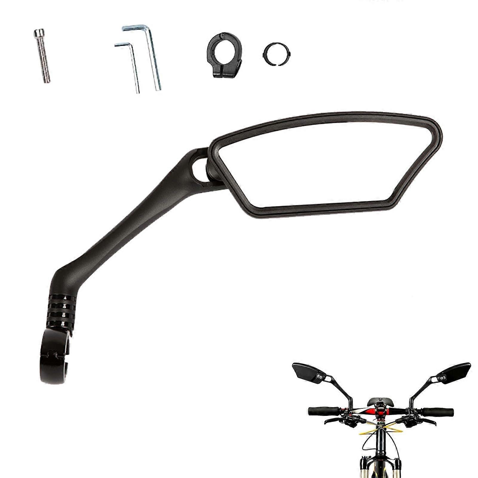 Bike Mirrors, 2 Pack Bar Mount, 360 Degree Rotatable, Mountain Bikes