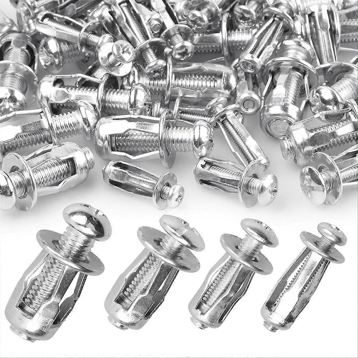 80Pcs Expansion Screw Petal Nut, M5 M6 M8 Jack Nuts