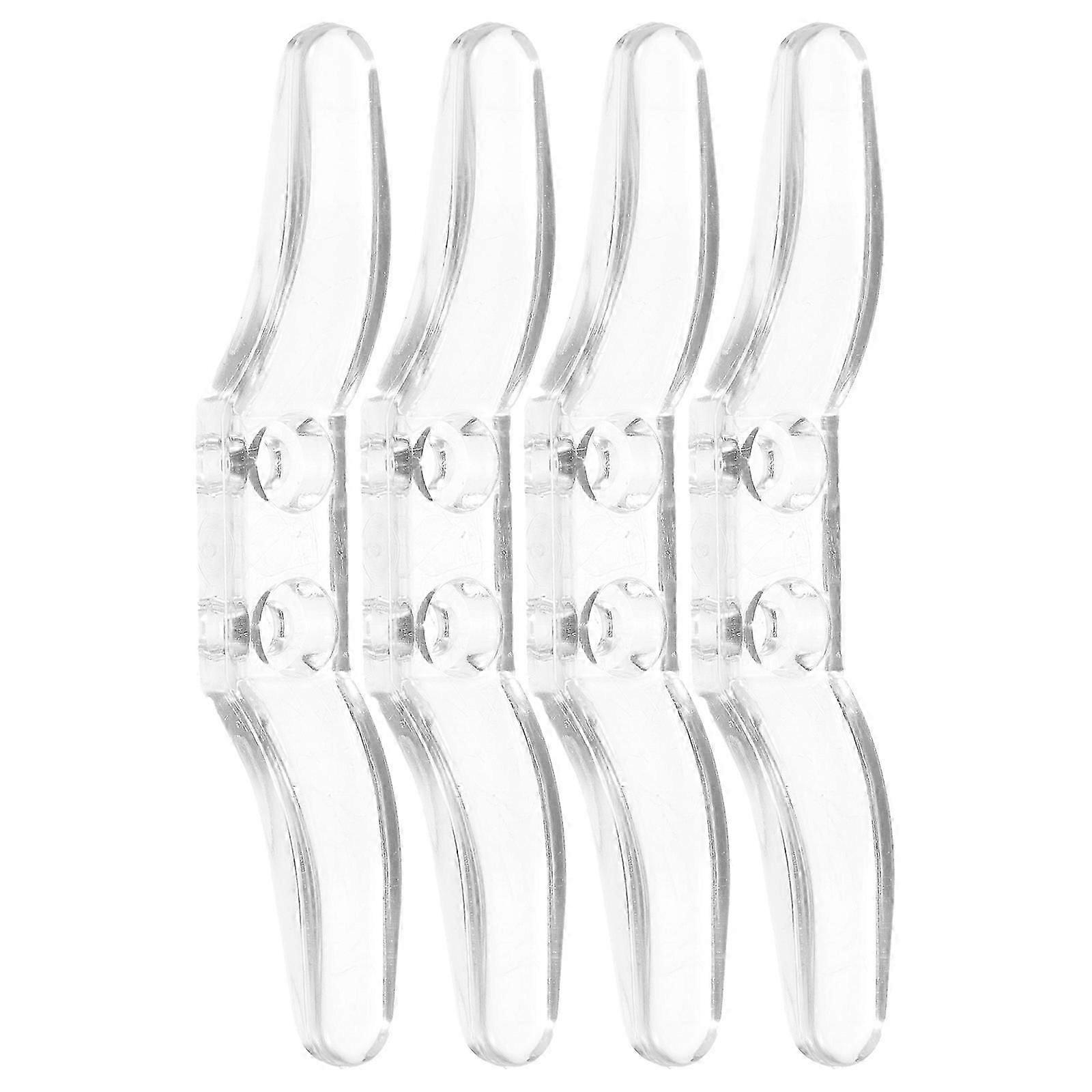 Transparent Roller Curtain Hooks for Home Use Blind Cord Winder 8Sets jkw