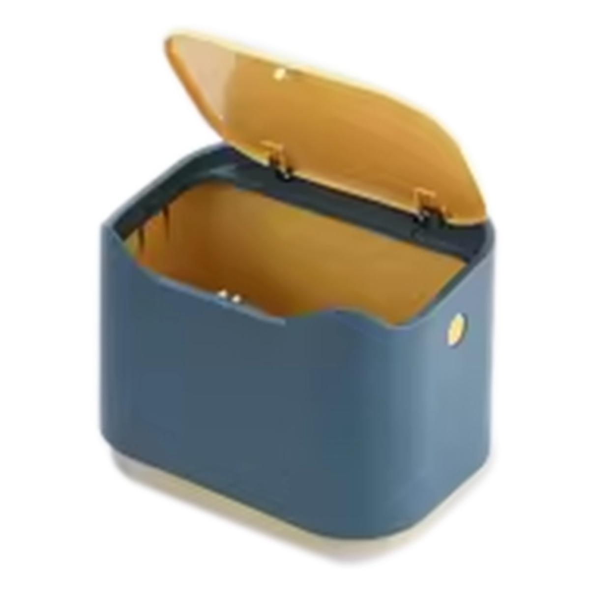 Cat Litter Box, Portable Bedpan, Removable Full-Closed for Cats/Rabbits, Blue