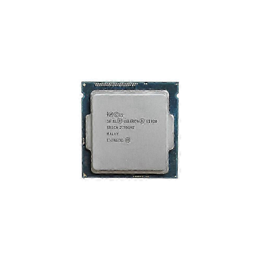 Celeron G1820 CPU - Socket LGA 1150 2 Cores 2 Threads 2.7GHz 2MB L3 Cache 54W. New-Arrival