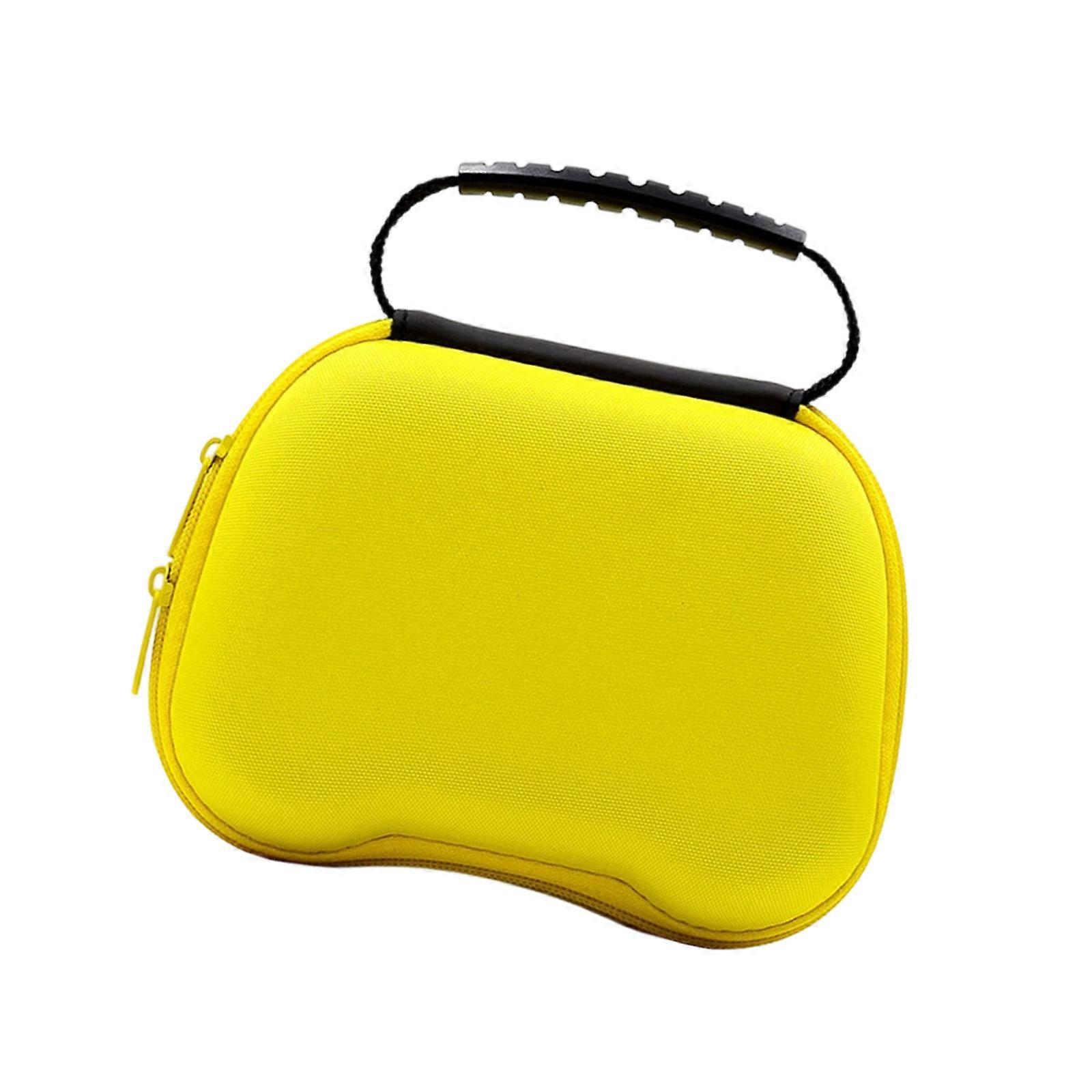 Game Controller Pouch Storage Bag for NS Scratchproof Protector Hard Case Impact Resistant Travel Carrying Case  Yellow