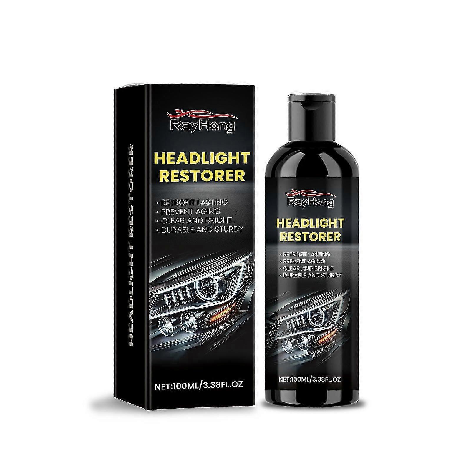 Brighten & Restore Headlights - 100ml Car Headlight Cleaning & Polishing Solution