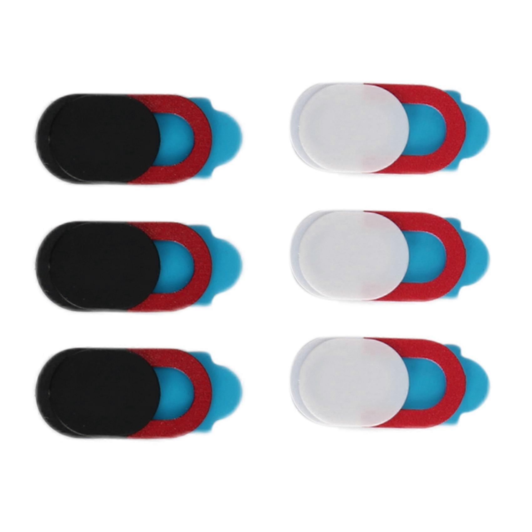 6 Pack Webcam Cover Slide Ultra Thin Round Laptop Camera Cover Slide Privacy Protection for Computer