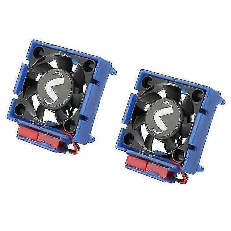 2Pc VXL-3S Velineon ESC VXL-3 VXL 3S Heat Sink Cooling Fan for Traxxas Bandit Rustler Stampede Slash Edition 0627