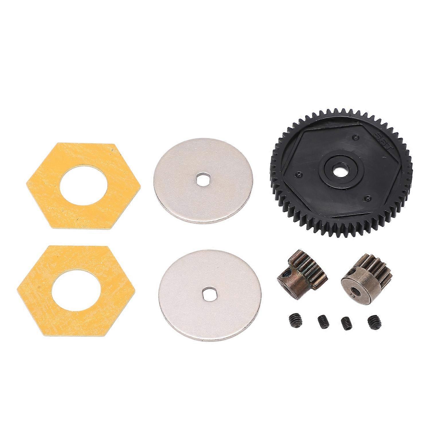 1/10 RC 56T Large Spur Gear with 13T 15T Motor Gear RC Upgrade Parts for Axial SCX10 RC Crawler Car 
