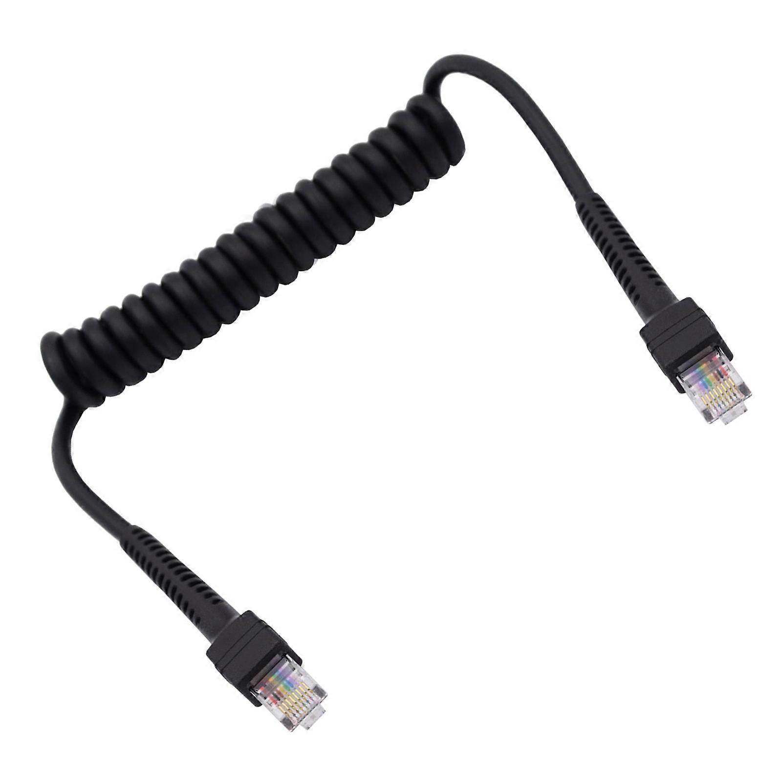 8 Cored Cat6 Shielded Spring Networking Cable for Fast Speed Internet Gaming Streaming and CCTV Monitoring Multicolor