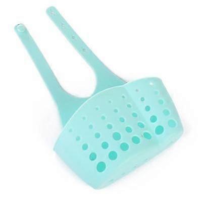 Sink Sponge Storage Hanging Basket Adjustable Press Button Sponge Drain Lesting