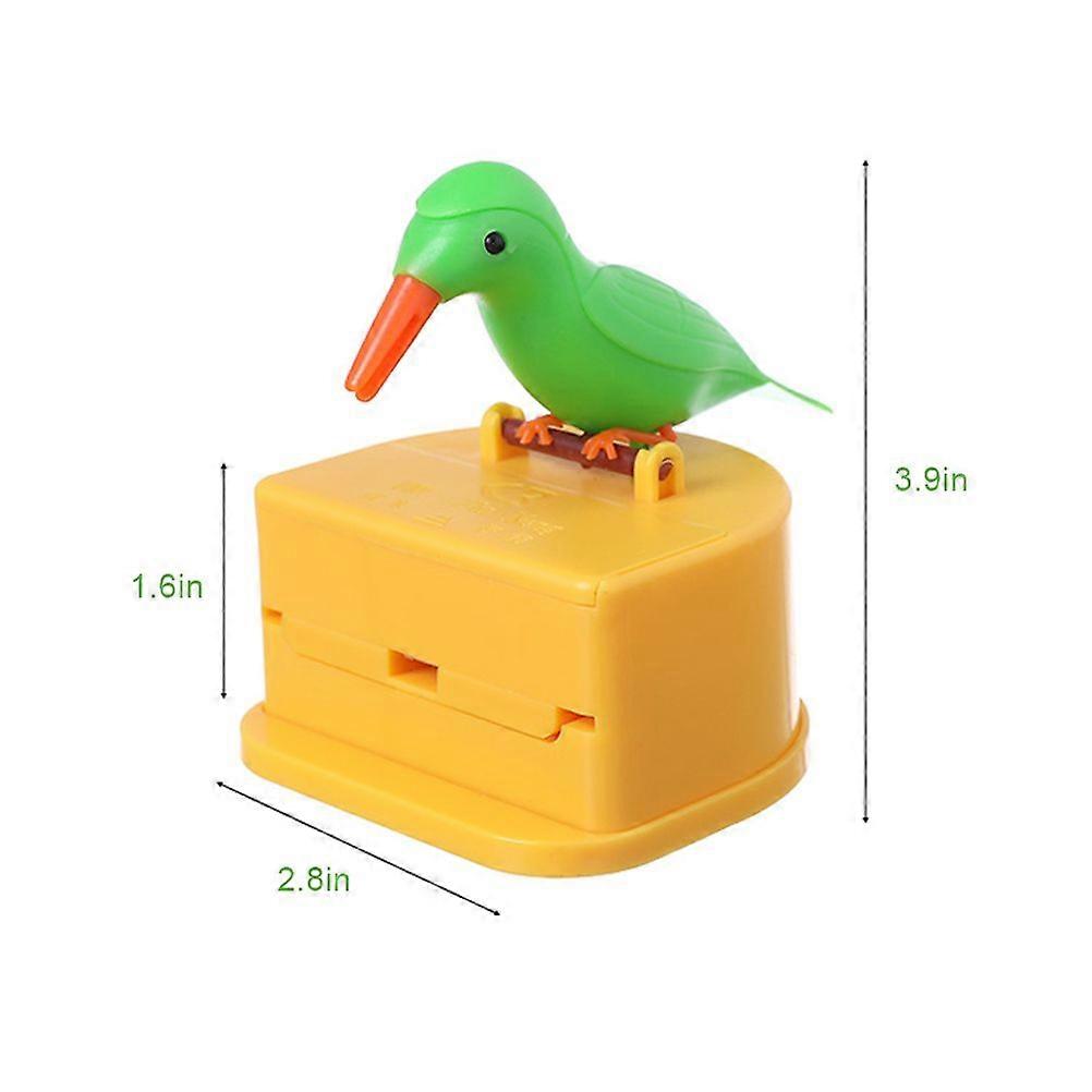 Cute Bird Toothpick Holder Dispenser Gag Gift Cleaning Toothpick Case