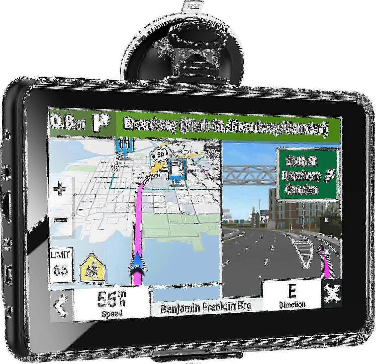 2023 Newest Gps Navigation For Truck Car,7 Inch 2.5d Screen,commercial Drivers Semi Truck Gps World Map Navigation System 8gb 256m