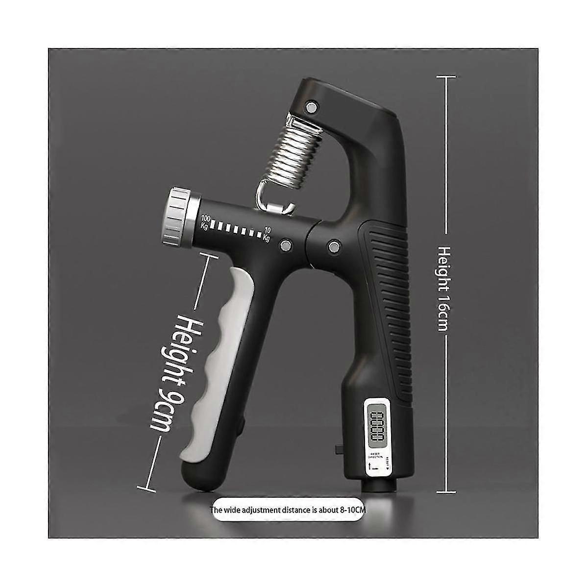 10-100 كجم قابل للتعديل قبضة اليد الإلكترونية ممارسة القوة القابض الثقيل اللياقة البدنية تدريب العضلات اليد TY