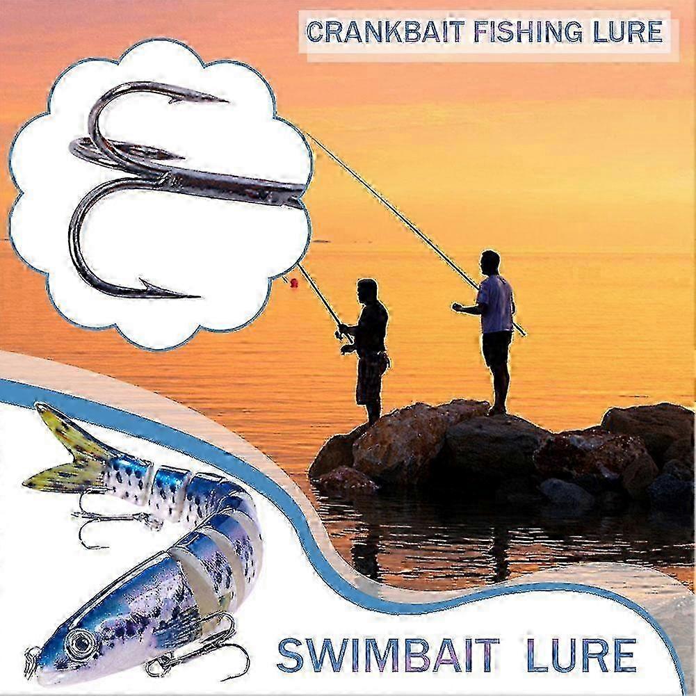 Swimbait lure biomimetic multi segment bait