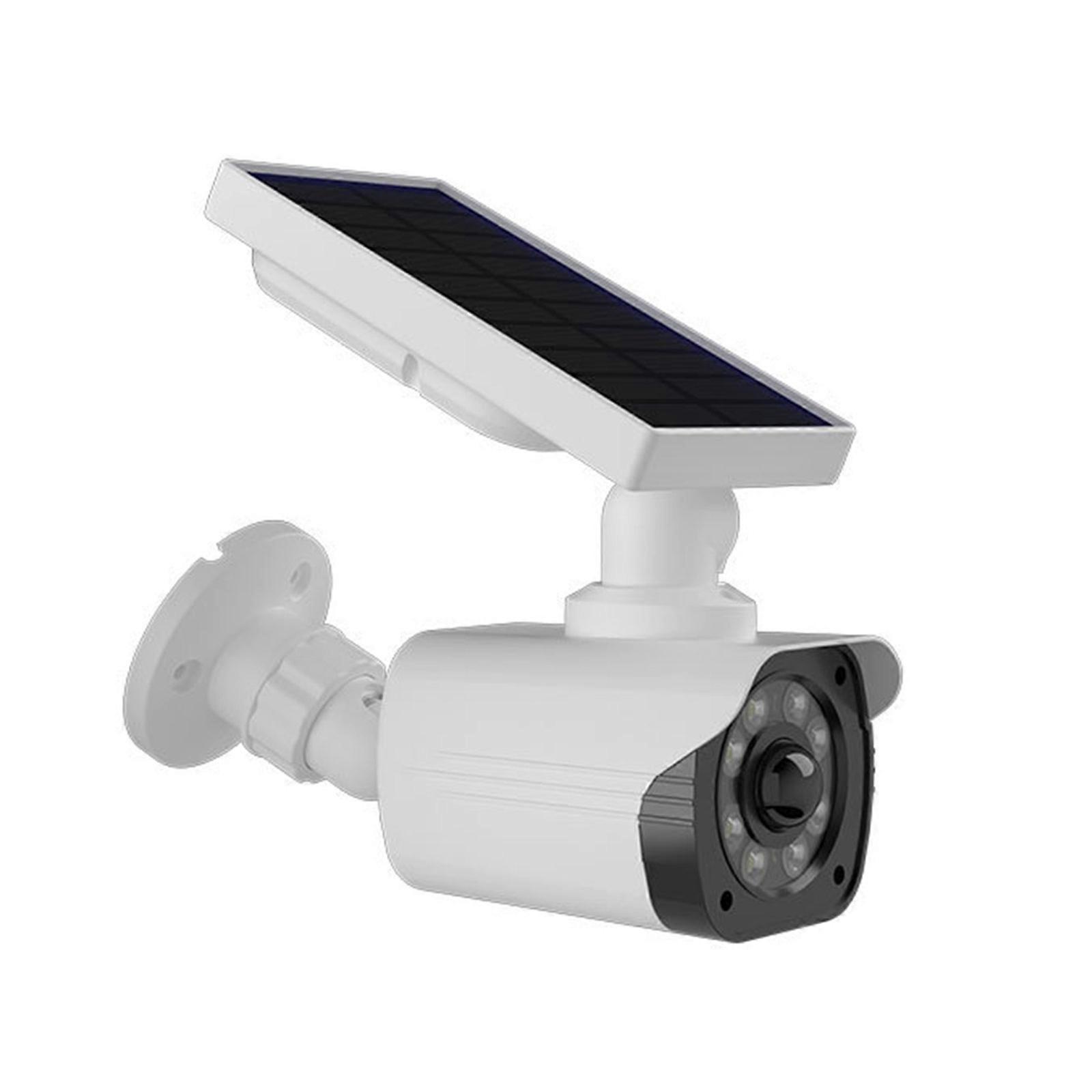 Dummy Fake Security Camera, with LED Light Motion Sensors, for Home and Businesses Security Indoor/Outdoor Waterproof Multicolor