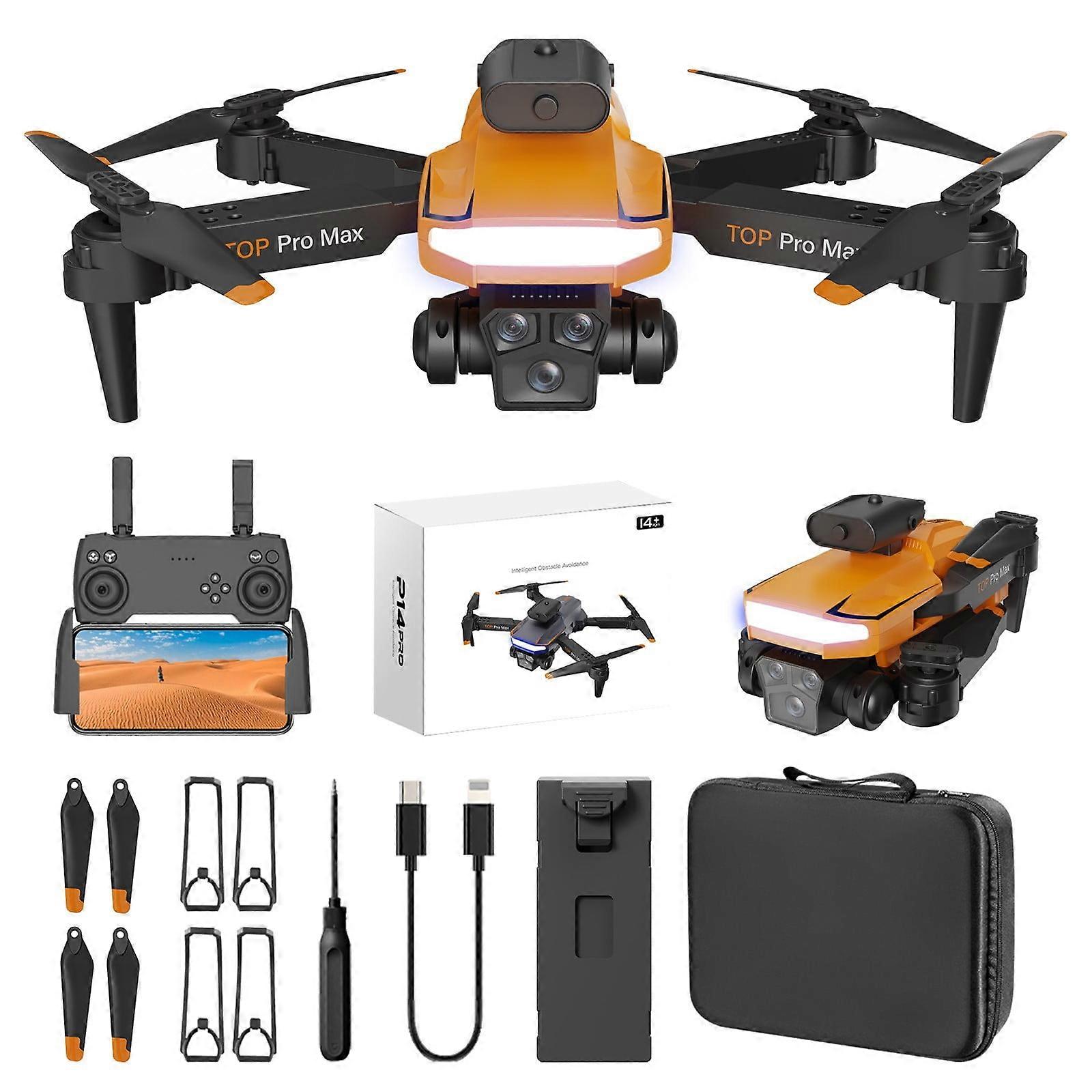 Cyber Monday Deals 2024: Viflosae FPV Drone with 3 Cameras, Wind Resistance, Headless Mode, Gesture Control – Compatible with Adults & Beginners