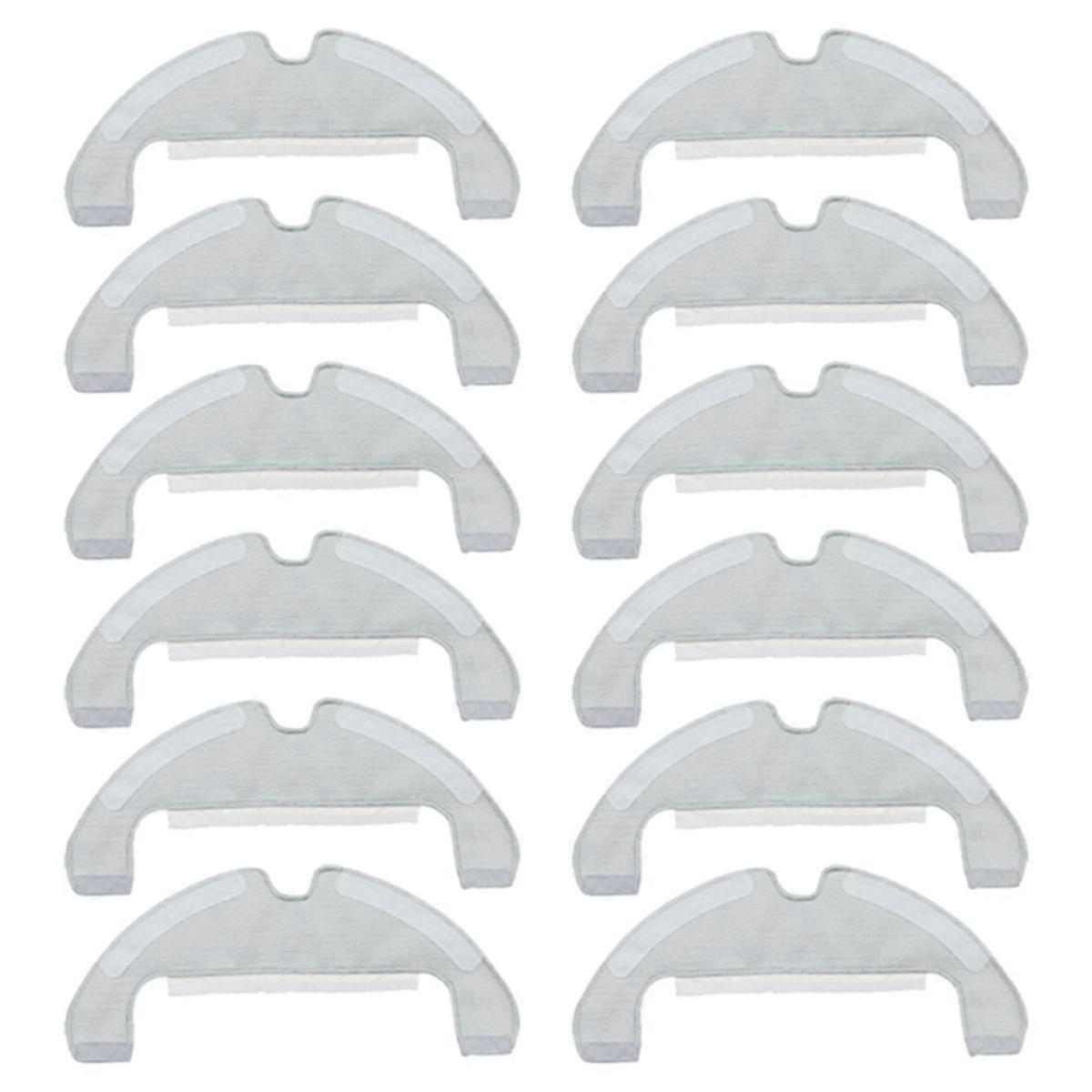 12PCS Mop Cloths for D10s Plus Robot Vacuum Cleaner Replaceable Washable Cleaning Rag