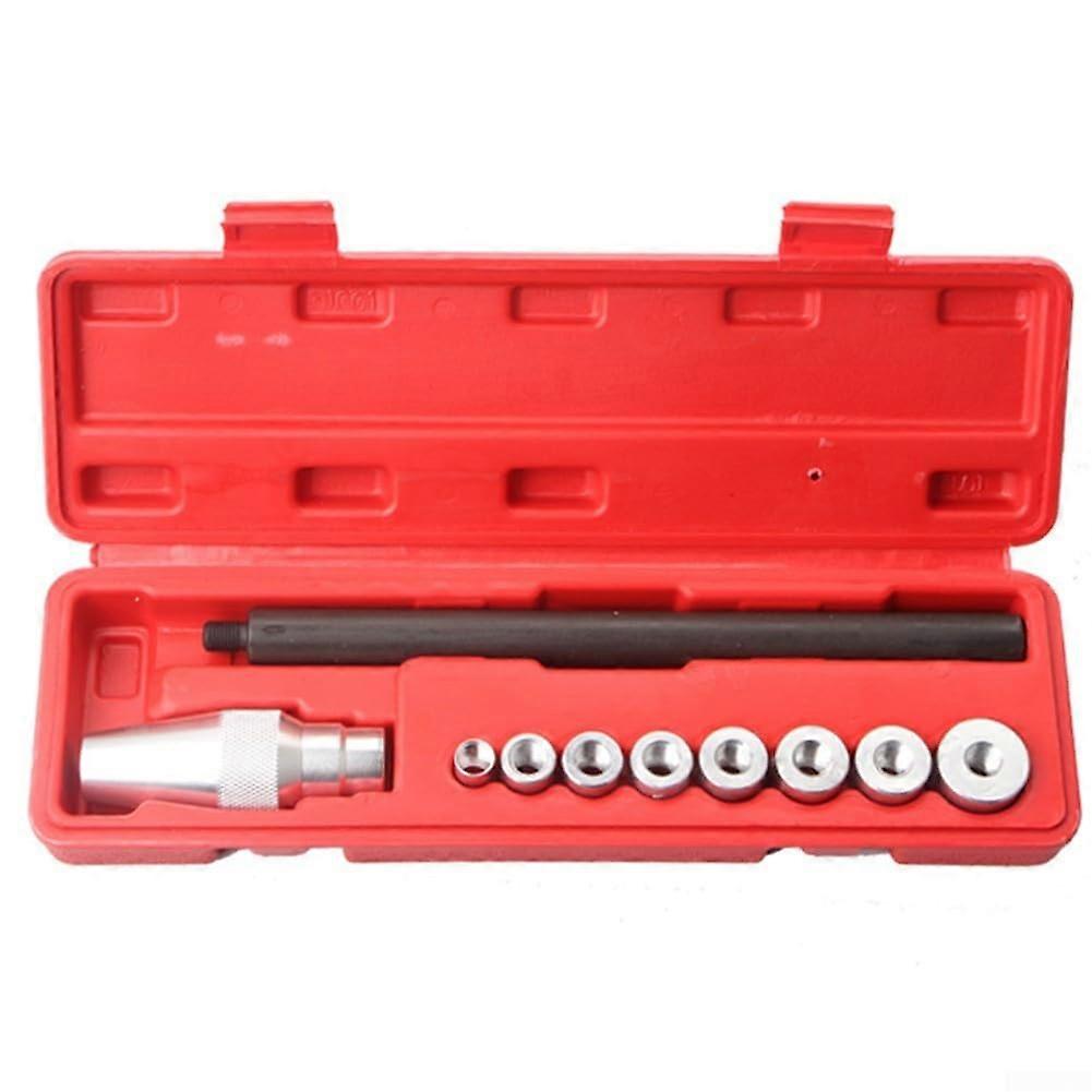 Clutch Alignment Tool Kit with 8 Adapters Aluminum Alloy for Precise Single Plate Clutch Positioning